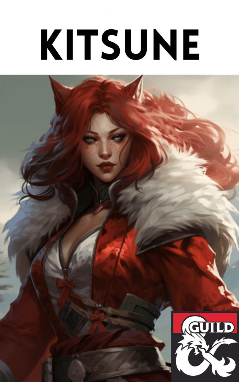 Kitsune (Custom Race Option) Dungeon Masters Guild Dungeon Masters