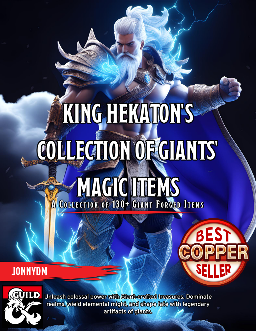 King Hekaton's Collection of Giants' Magic Items Dungeon Masters