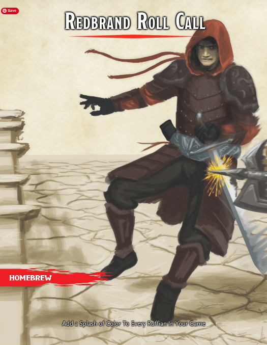 Redbrand Roll Call Dungeon Masters Guild Dungeon Masters Guild