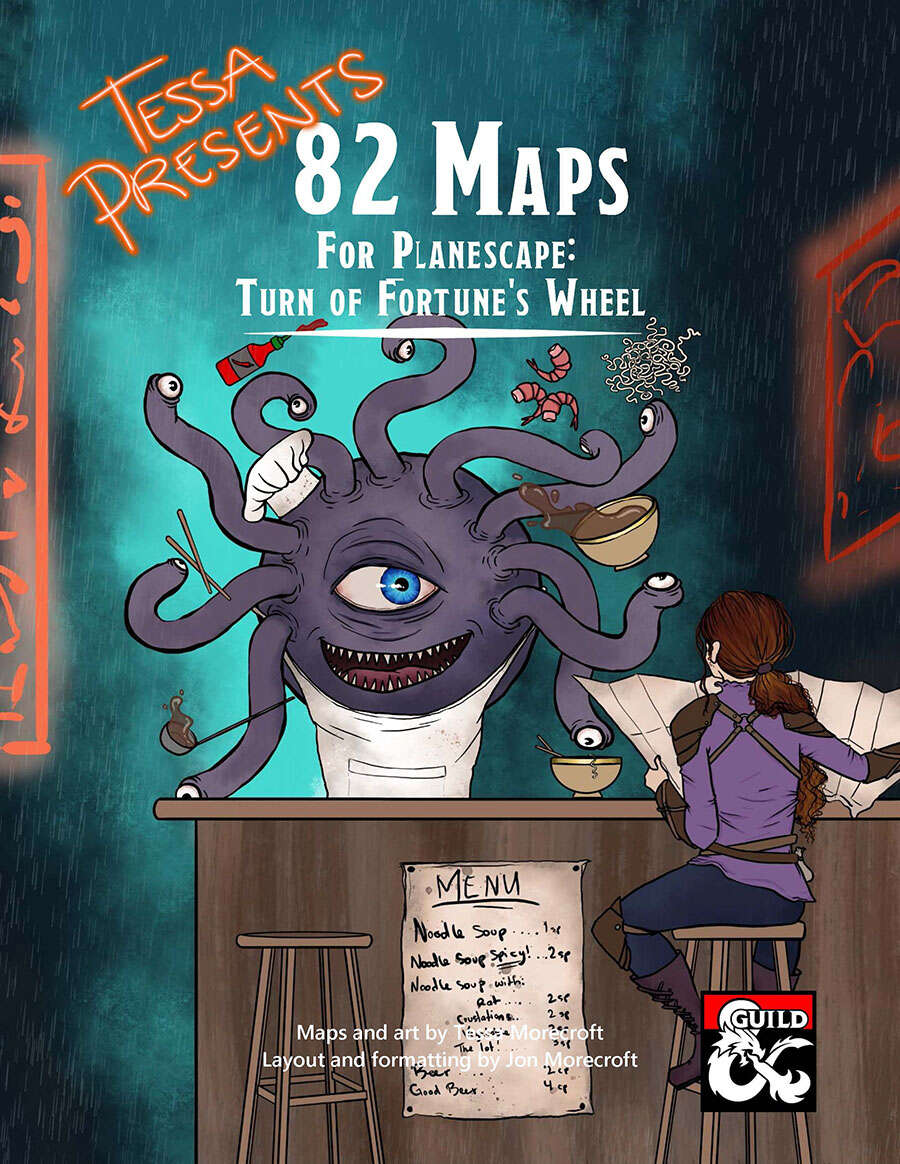Tessa Presents 82 Maps for Planescape Turn of Fortune's Wheel
