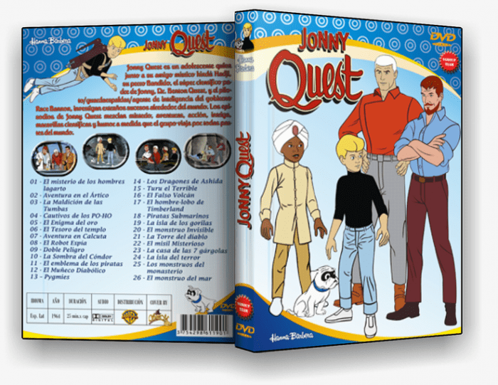 Jonny Quest Serie Completa (1964) NTSC Audio Latino (4 DVD) *VgroupTeam
