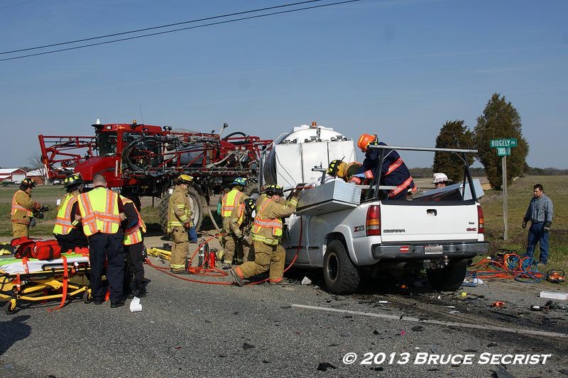 Serious MVC with Heavy Entrapment Ridgely Rd. Ridgely, Md