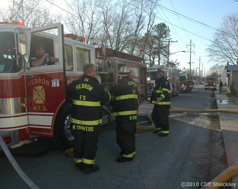 House Fire Church Street Hebron Delmarva Fire Photography