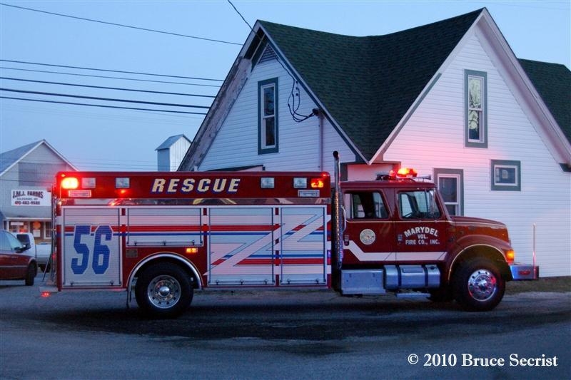 Furnace fire with extension Goldsboro, Md. Delmarva Fire Photography