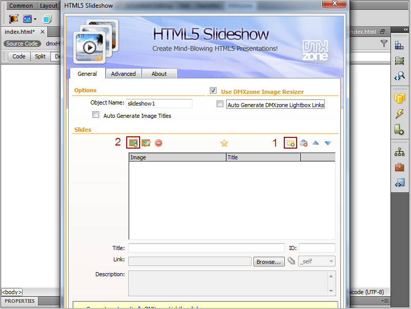 HTML5 Slideshow Manual Articles