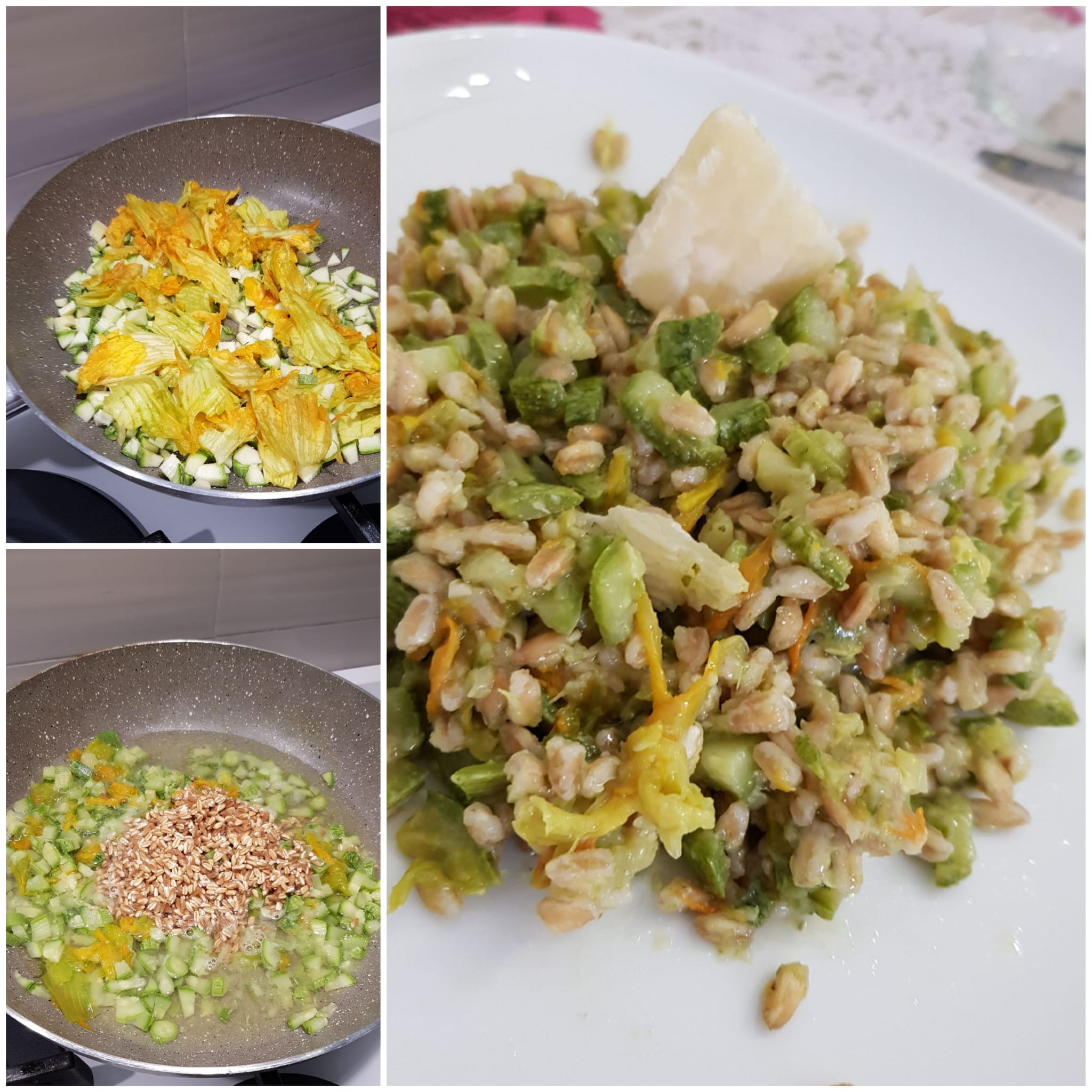 Schiscetta farro e zucchine dNa Milano