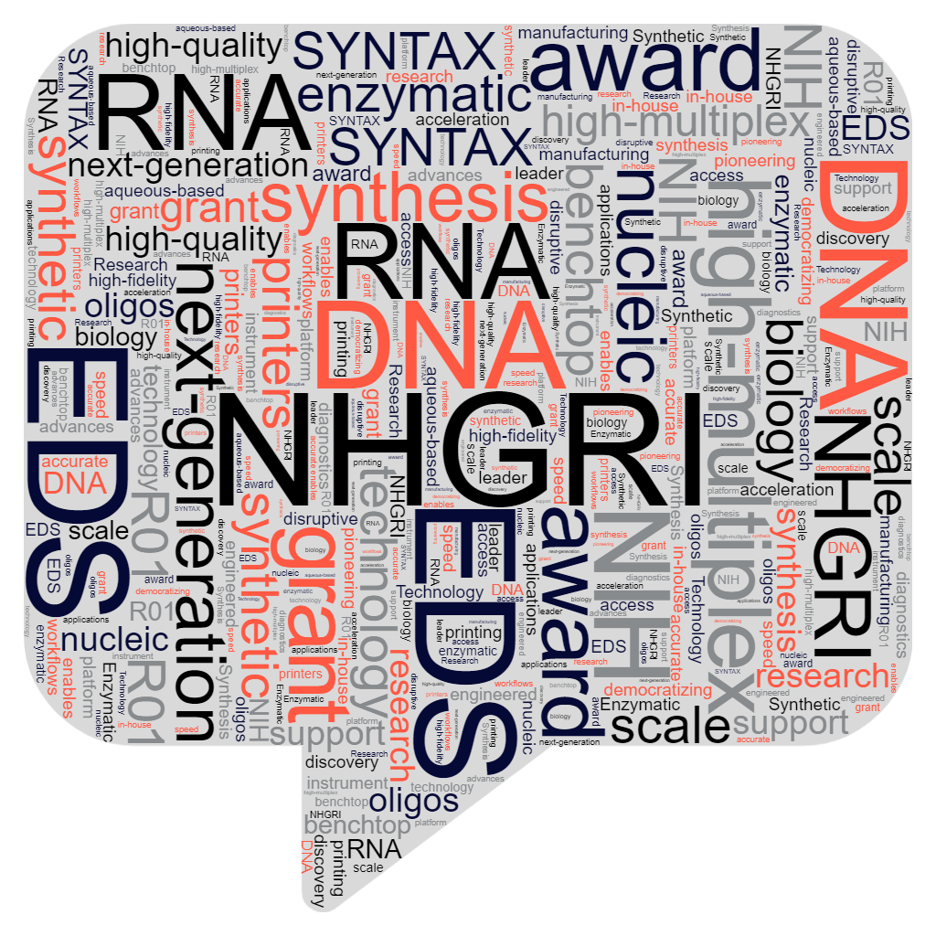 DNA Script to Develop Next Generation of Enzymatic DNA Synthesis