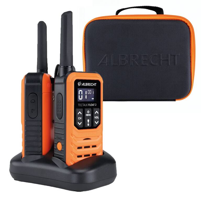 Albrecht TecTalk Float 2 Waterproof PMR Walkie Talkie Radio