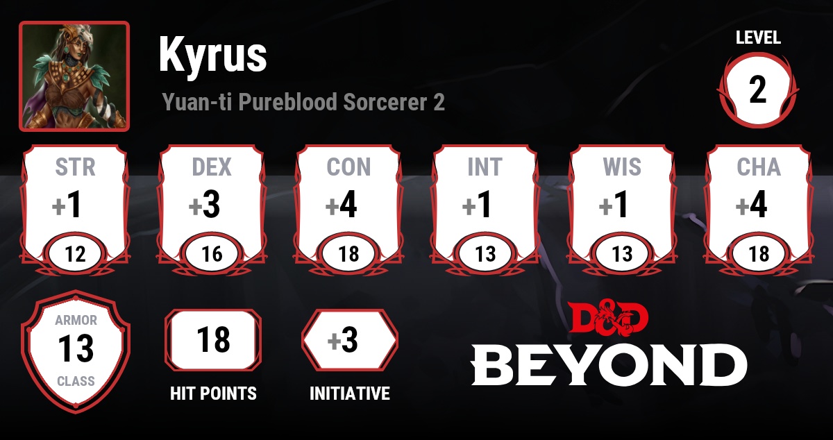 Kyrus Valkarian D&D Beyond