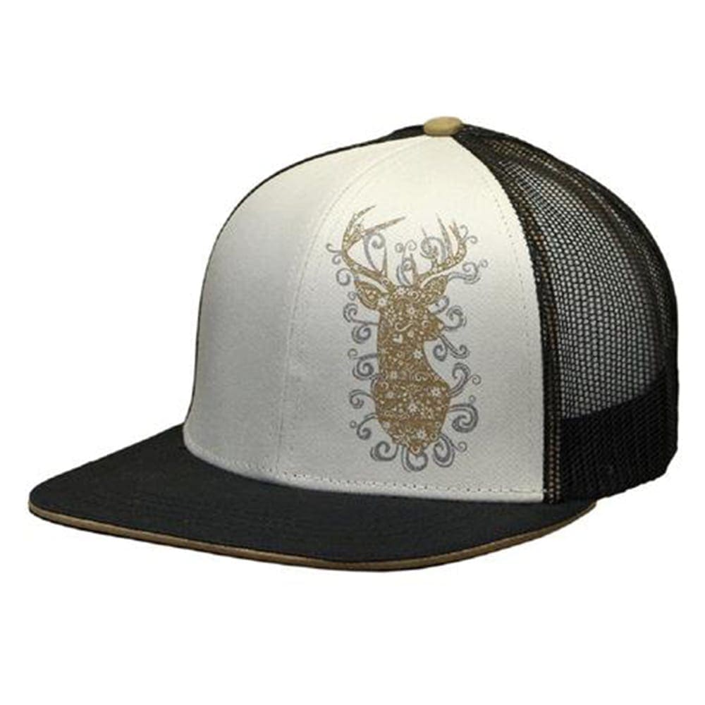 Screen Print Deere High Profile Cap w/ Mesh Back Hats, Caps & Beanies