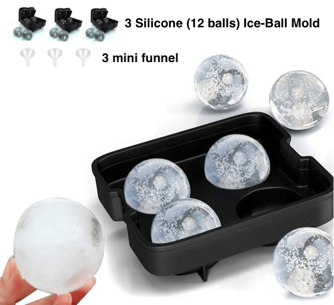 Silicone Ice Ball Maker (Pack of 3 sets) HK Company Limited