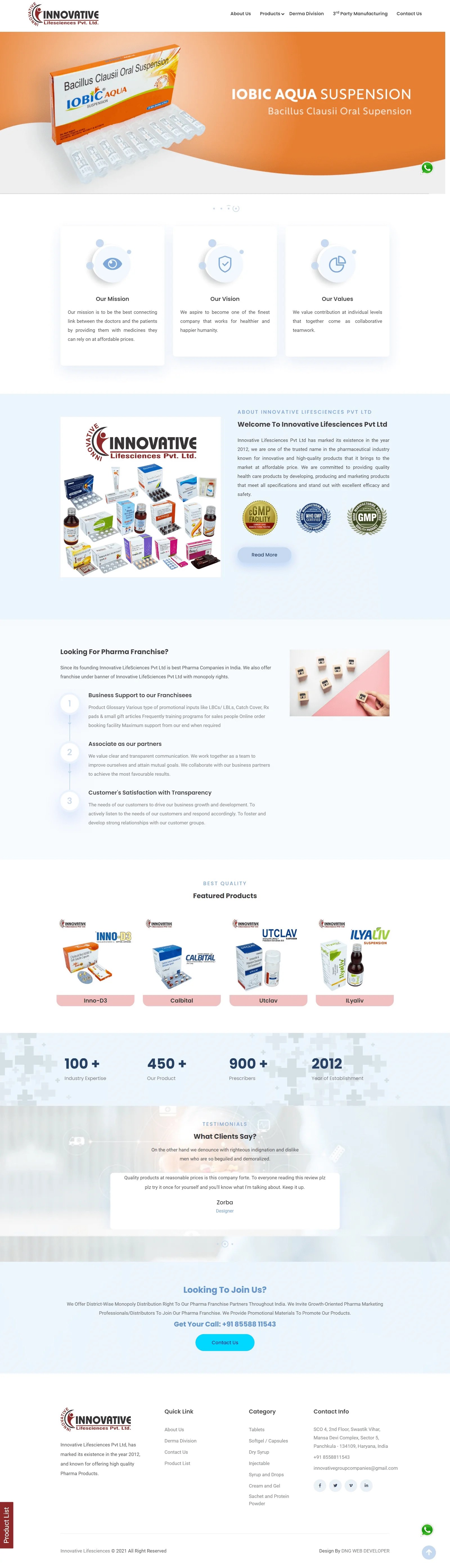 Pharmaceutical Website Design Pharma Companies Website Development