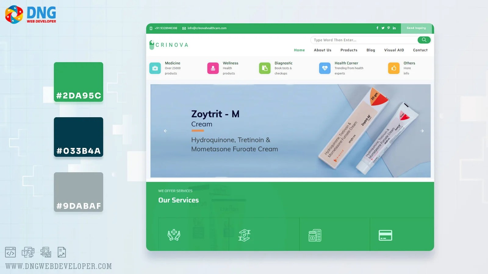 7 Top Trending Color Schemes for Pharmaceutical sites Designing