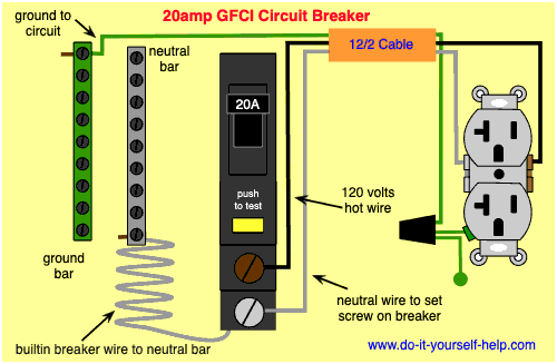 220v Gfci Breaker Wiring Diagram - Wiring Diagram