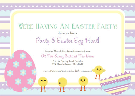 Free Printable Easter Cards Invitations