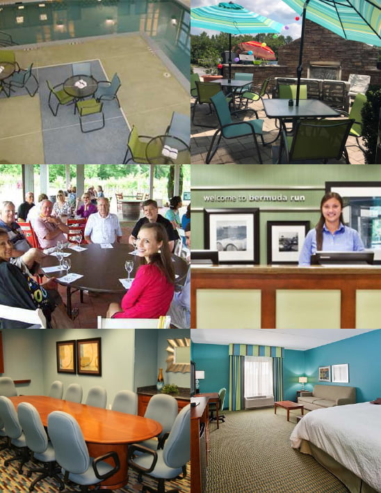 Stay at Bermuda Run Hampton Inn Featuring An Indoor Waterpark