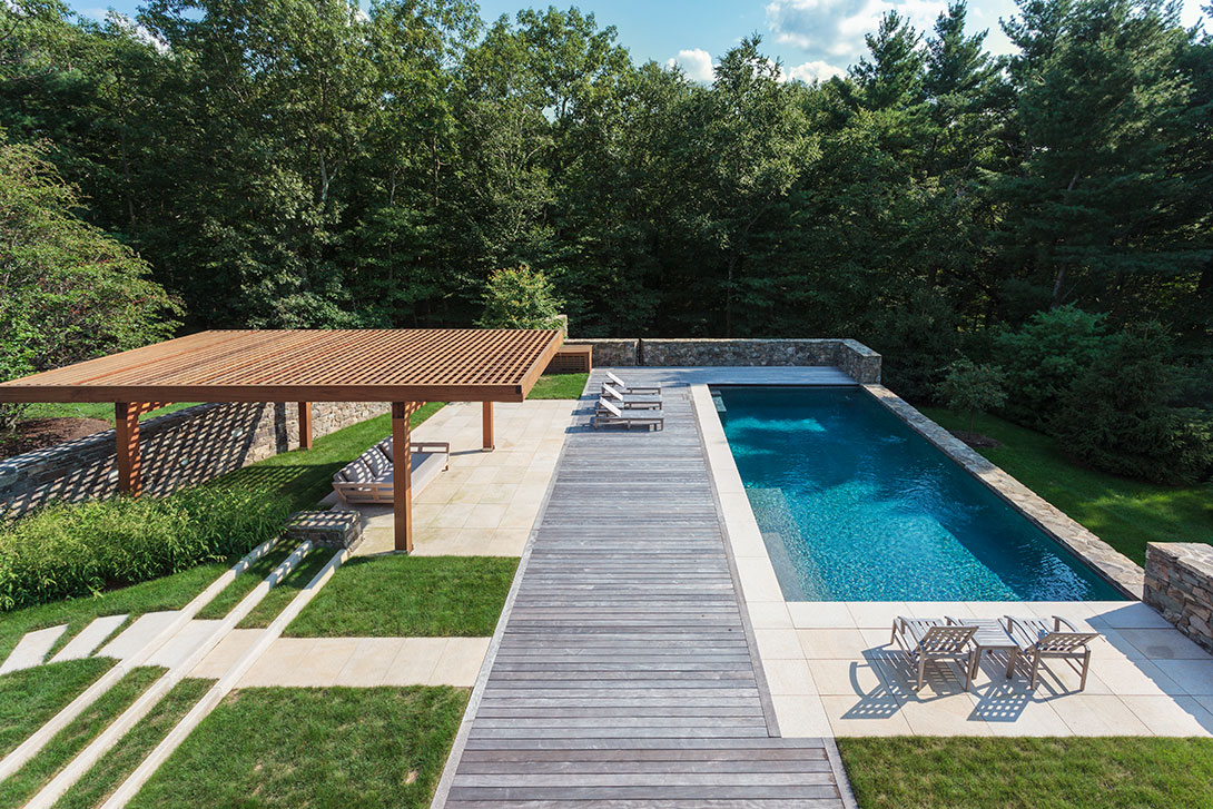 Rectangle Gallery Dobson Pools Custom Gunite Pools CT NY MA