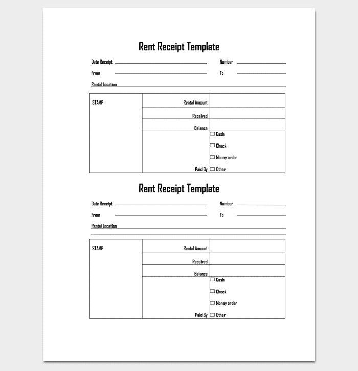 free rent receipt template pdf word eforms 22 sample rent receipt