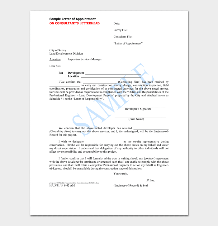 Appointment Letter Sample Malaysia Simonsqw