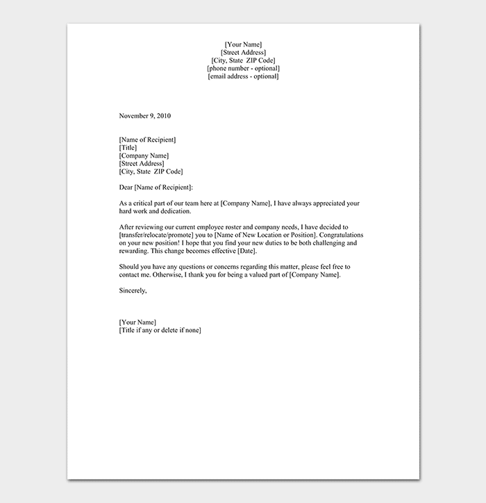 Job Transfer Request Letter How to Write (with Format & Samples)