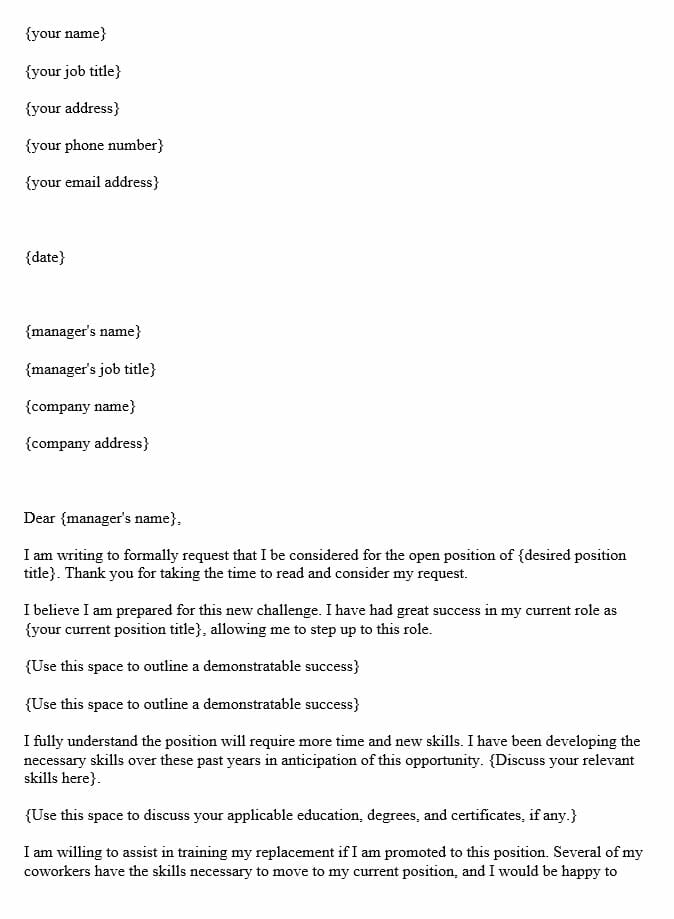 Request Letter for Promotion and Salary Increase Format & Examples