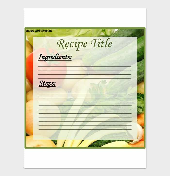 20 Printable Cookbook Templates (Recipe Books & Cards)