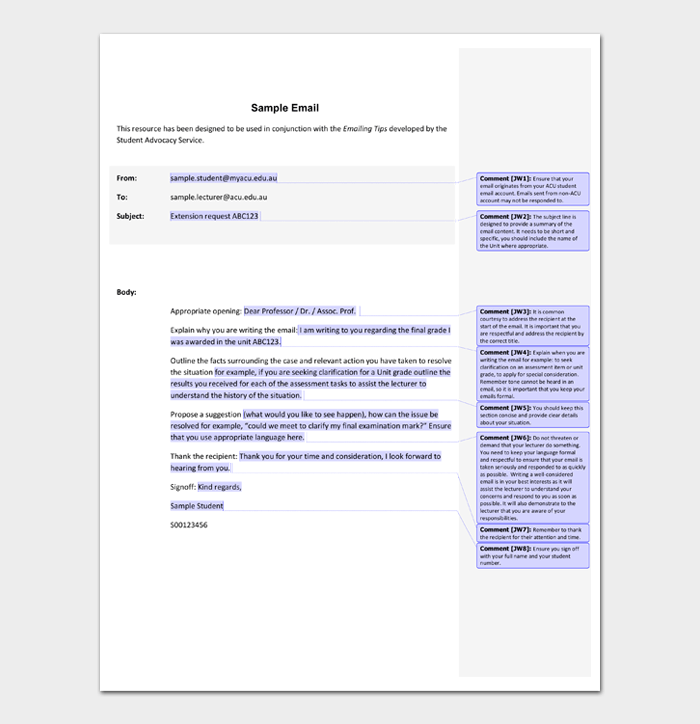 19+ Professional Email Examples & Formats ᐅ