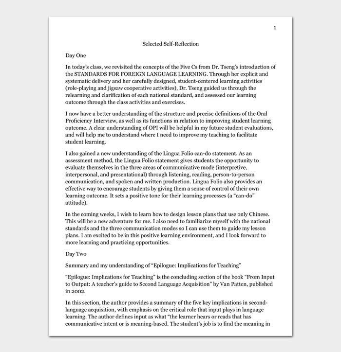 22 Best Reflective Essay Examples (+ Topic) ᐅ
