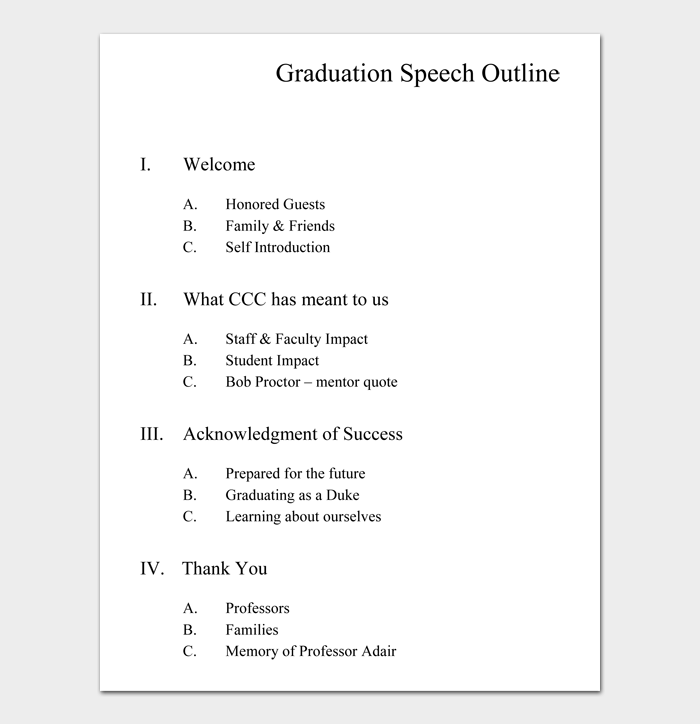 29 Best Graduation Speech Ideas & Examples ᐅ DocFormats