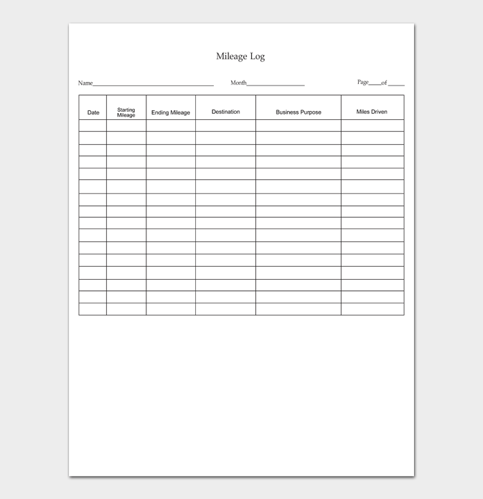 29 Best Travel Log Templates (100 Free) ᐅ DocFormats