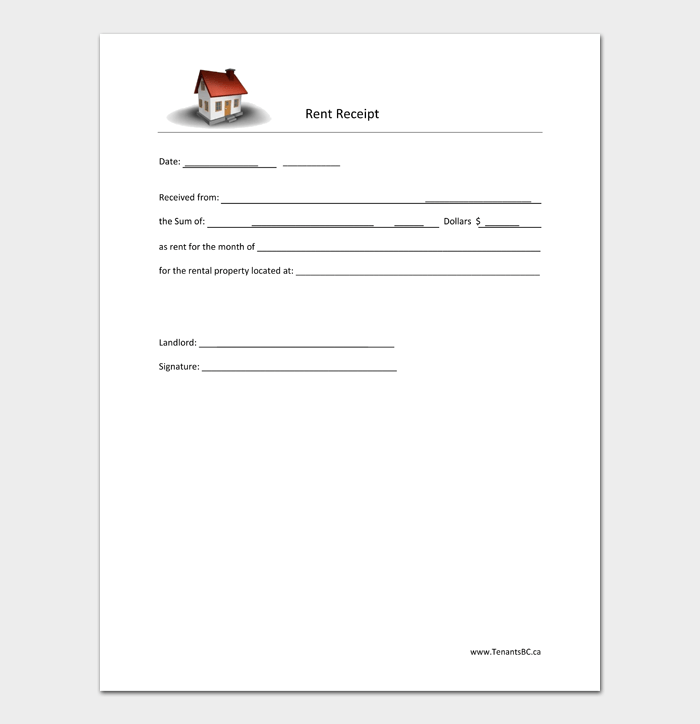 Free Rent Receipt Template and Examples PDF Word Google Docs