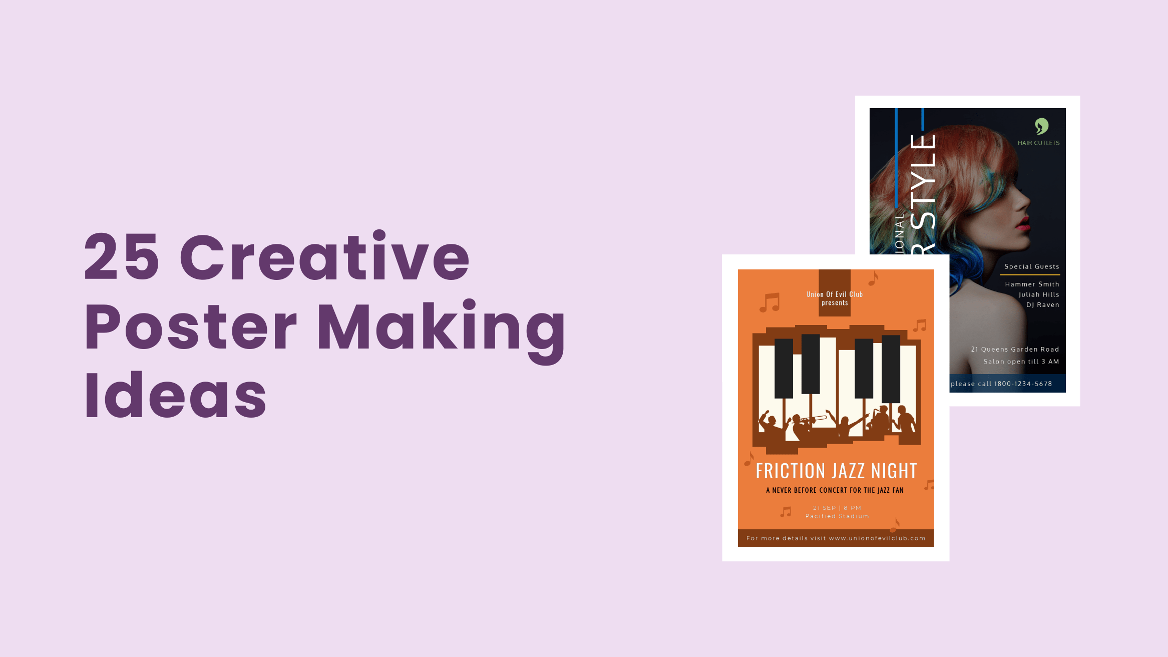 25 Creative Poster Ideas with Templates and Design Tips