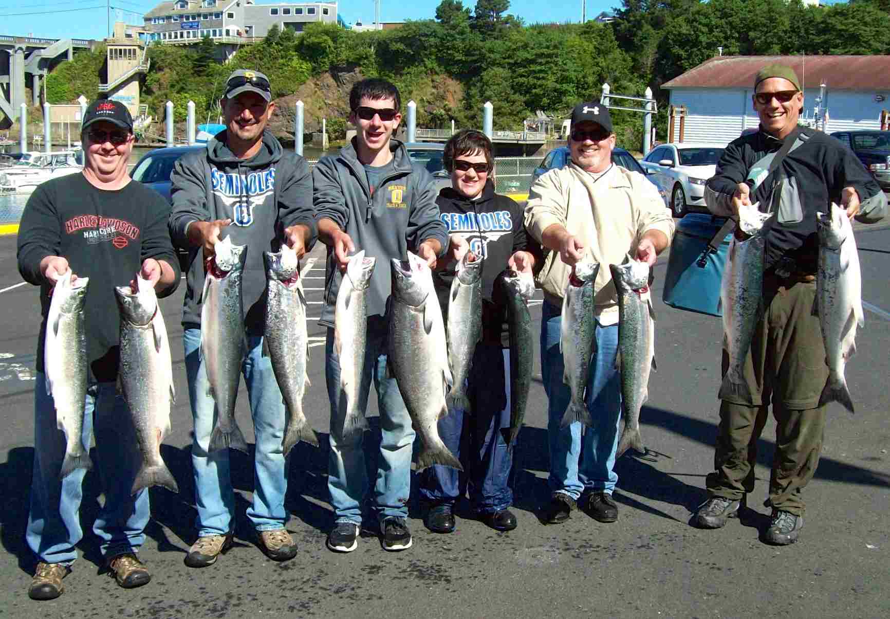 charter fishing photos Oregon coast