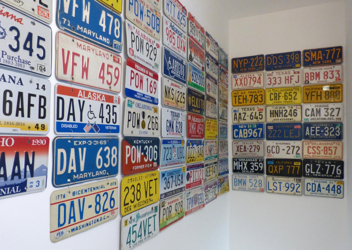 Best Way To Display License Plates at Ryan Ashley blog