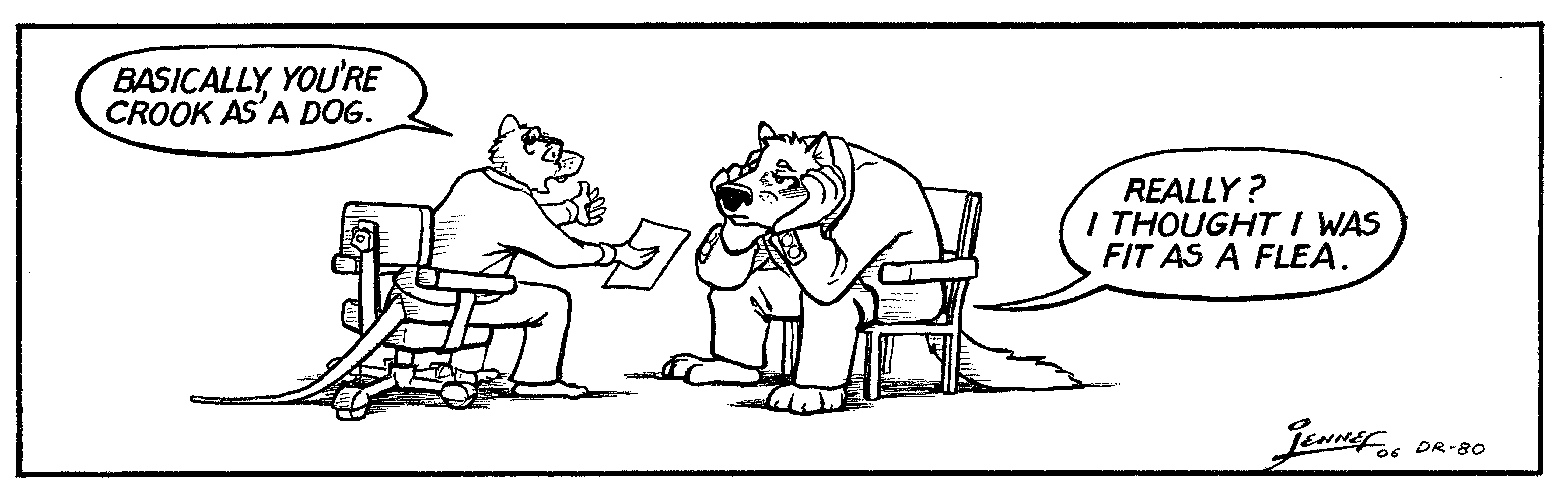 The results are in, and he’s not up to scratch Doc Rat A daily