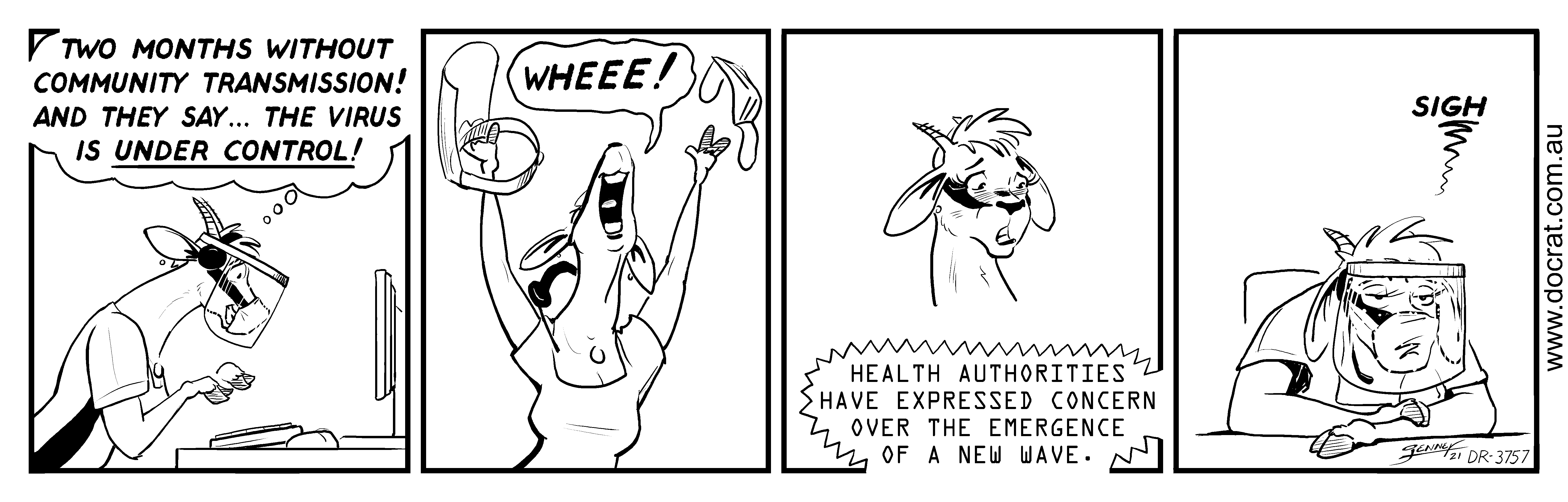 Fleeting freedom Doc Rat A daily comic strip by Jenner