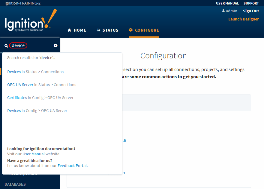 Status Ignition User Manual