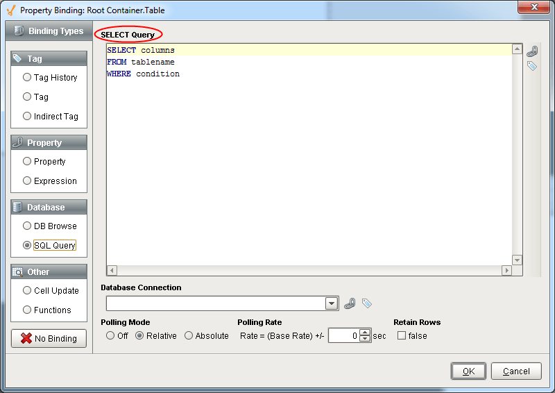 SQL Query Binding Ignition User Manual