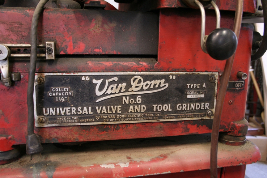 Van Dorn "valve and tool grinder"... The Home Shop Machinist & Machinist's Magazine's BBS