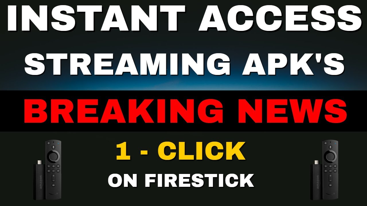 WOW FIRESTICK INSTANT ACCESS ALL APK & STREAMING WEBSITES WITH 1