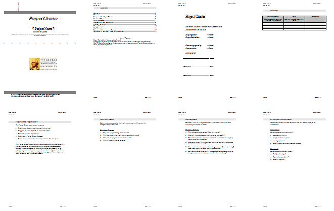 Project Charter Template | Best Samples in Microsoft® Word