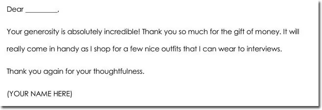 8 Graduation Thank You Note Templates Wording Ideas