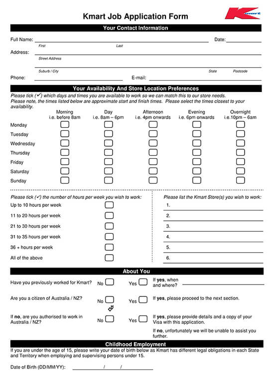How to Fill a Job Application Form (Free Forms & Examples)