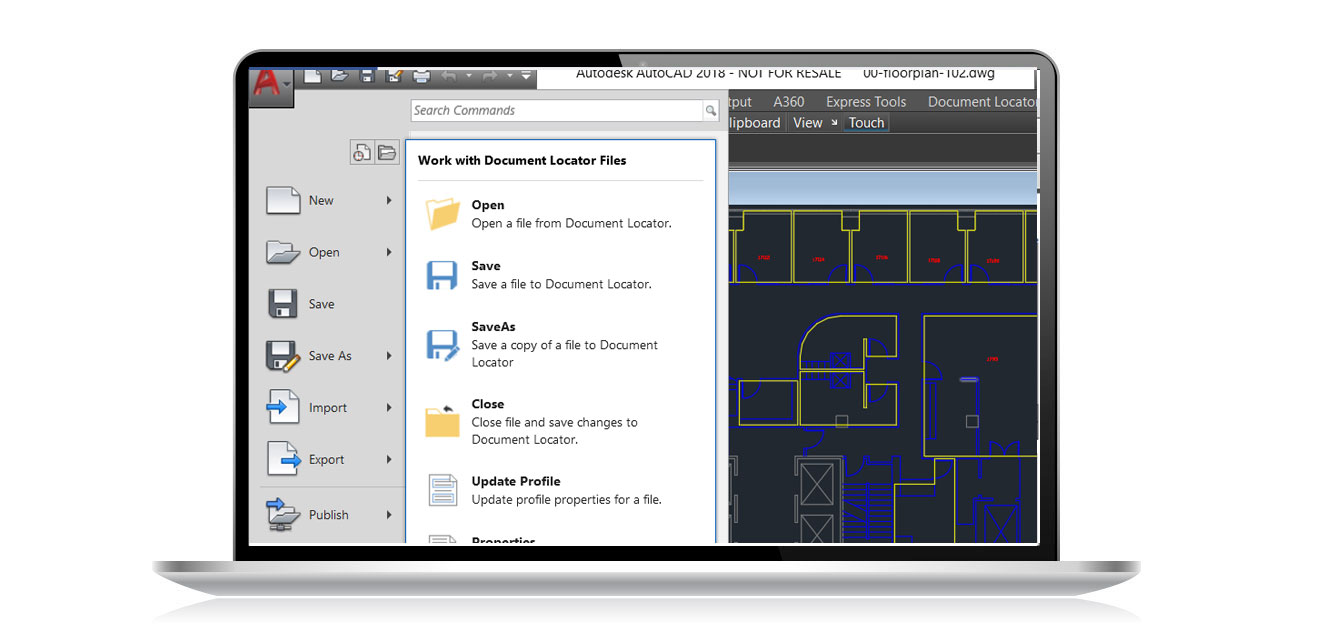 AutoCAD File Management Document Locator