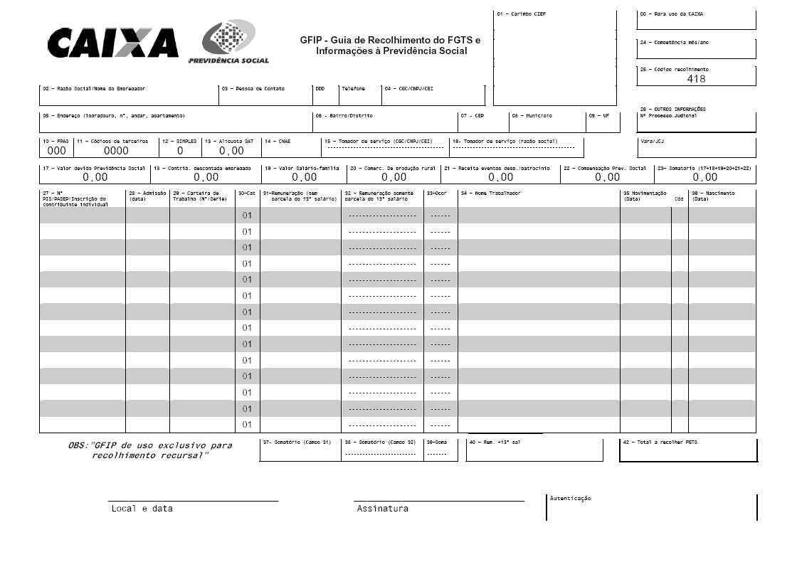 GFIP o que é?, informações, FGTS, como fazer?, diferença Sefip, dicas