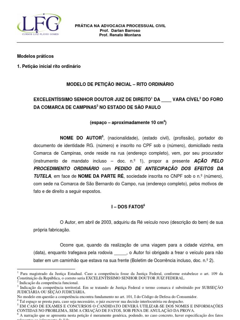 Modelo de Petição Inicial novo CPC, como fazer?, trabalhista, dicas