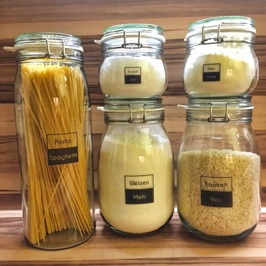 Etiketten Vorratsschrank Labels selber machen Dodo's Feathers