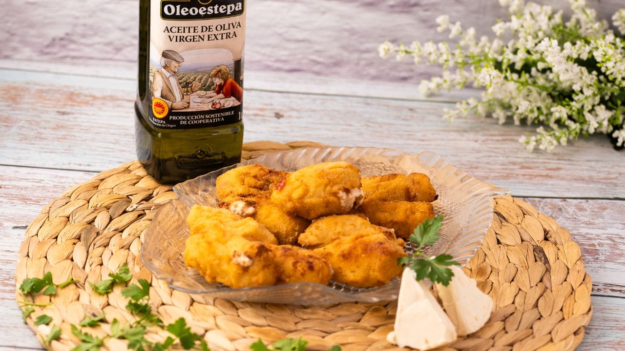 Croquetas de atún y quesitos Denominación de Origen Estepa
