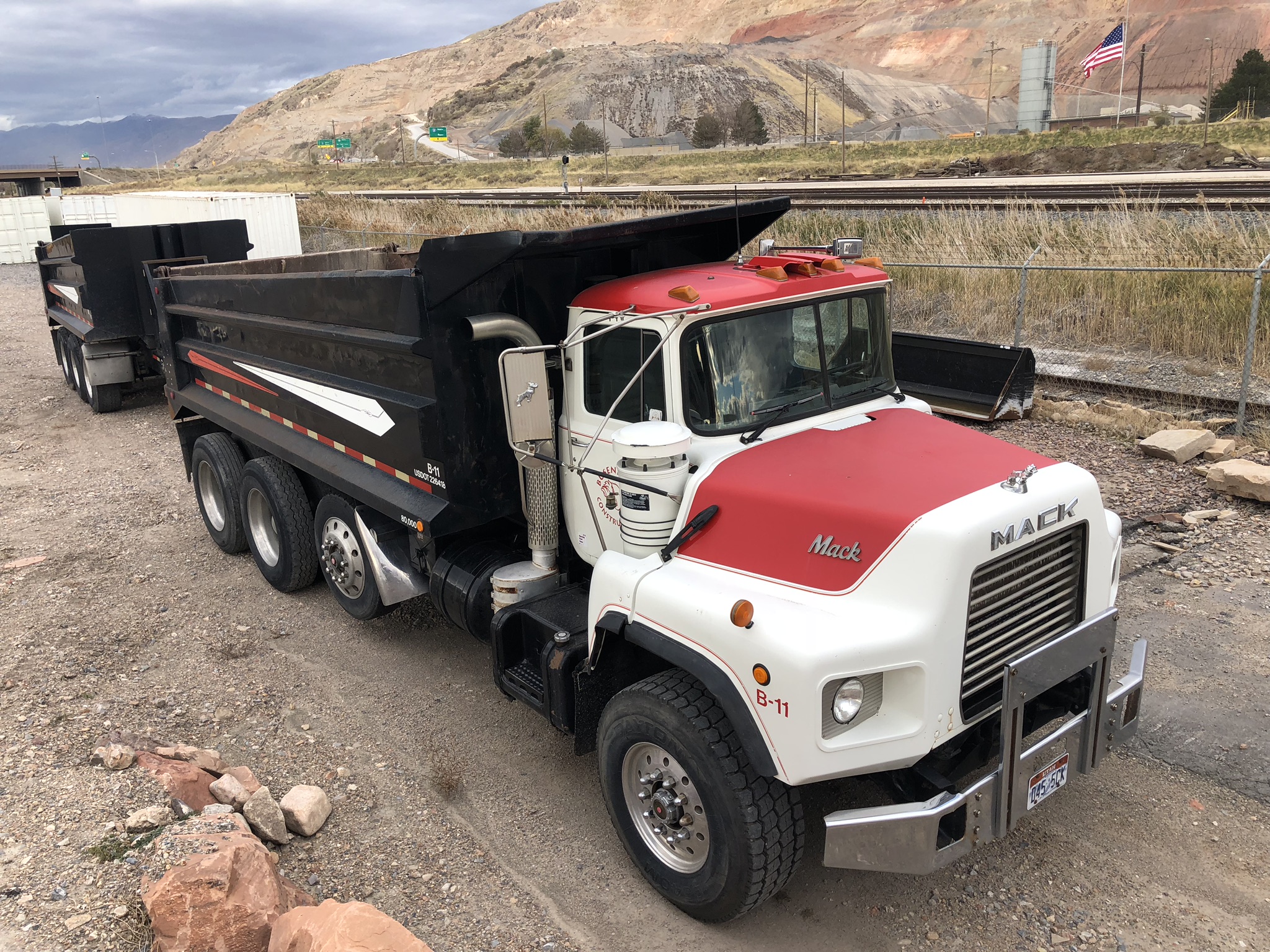 DM688S DUMP TRUCK & 3 AXLE PUP SET Dogface Heavy Equipment Sales