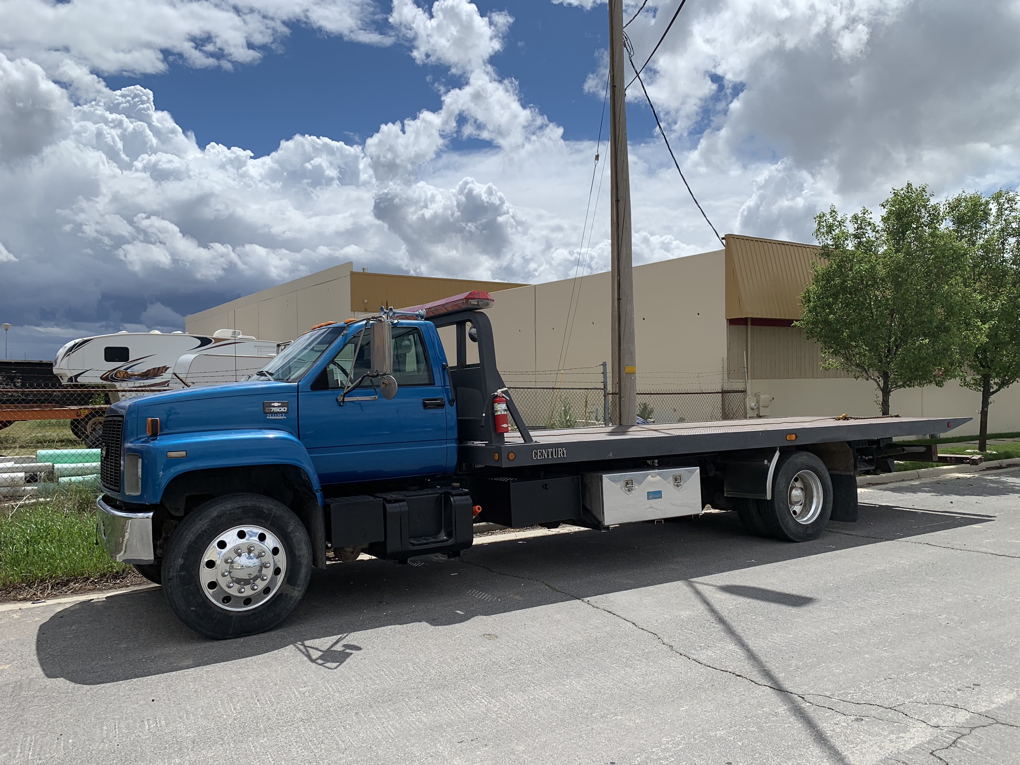 C7500 FLAT BED TOW TRUCK Dogface Heavy Equipment Sales Dogface